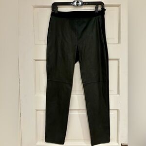 St. John Black Leather pants. Size 4 great condition.